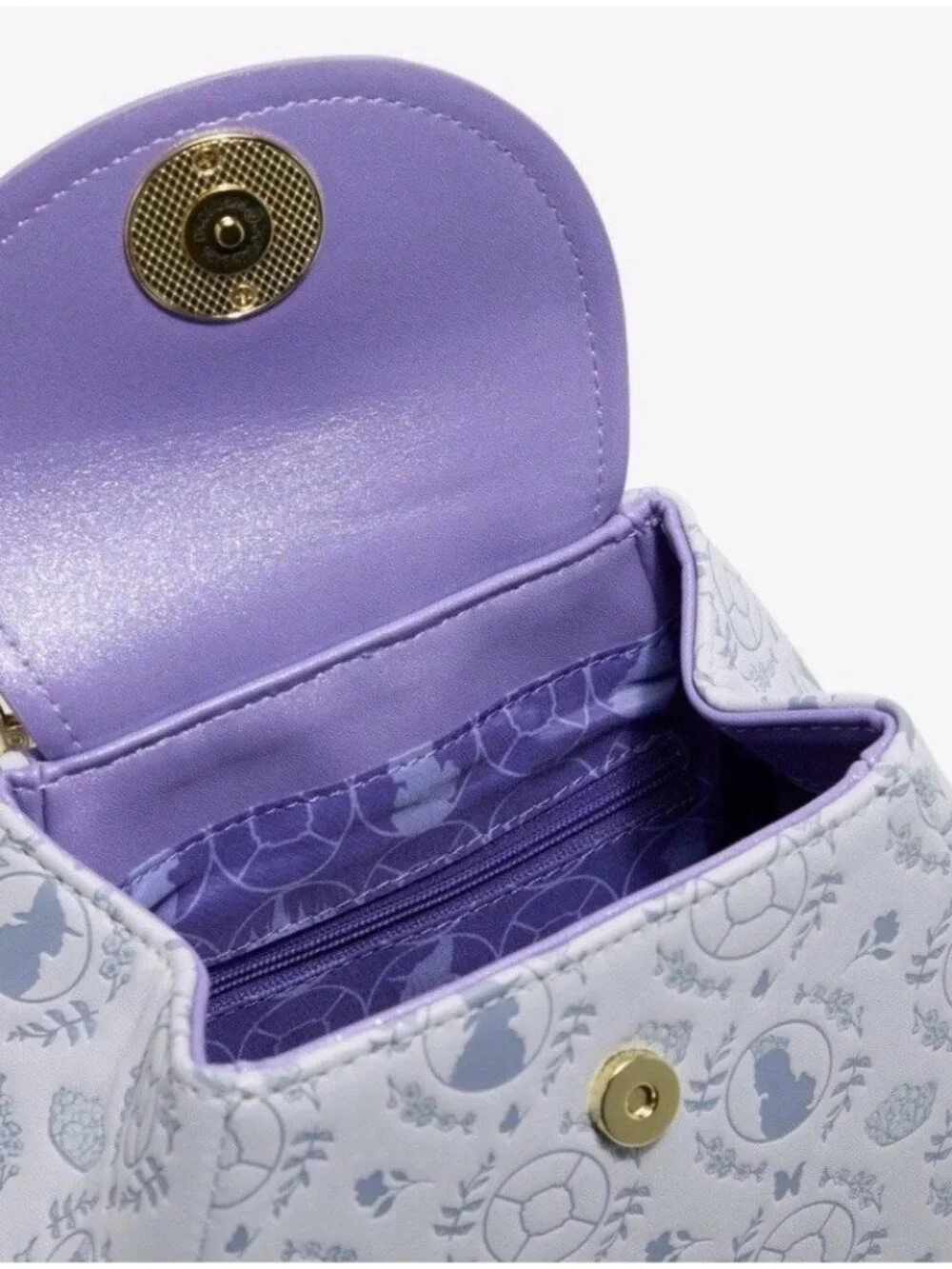 Loungefly Wicked  Elphaba Glinda Silhouette Micro Mini Backpack Purple NWT